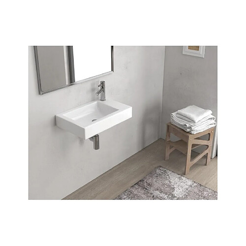 Karag Lavabo suspendu MINOS rectangulaire 55x35x10 cm