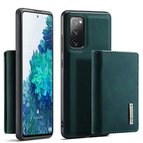 Dg.Ming Coque en TPU + PU magnétique avec béquille à trois volets vert pour votre Samsung Galaxy S20 FE/S20 Fan Edition/S20 FE 5G/S20 Fan Edition 5G