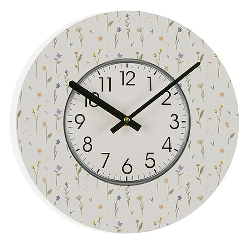 Horloge Murale Versa Laison Bois 4 x 30 x 30 cm