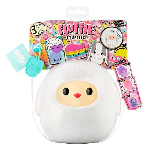 Lol Surprise Fluffie Stuffiez - Peluche ASMR a personnaliser - MOUTON - Rembourrage a retirer et découvrir un autre personnage - Dés 4 ans