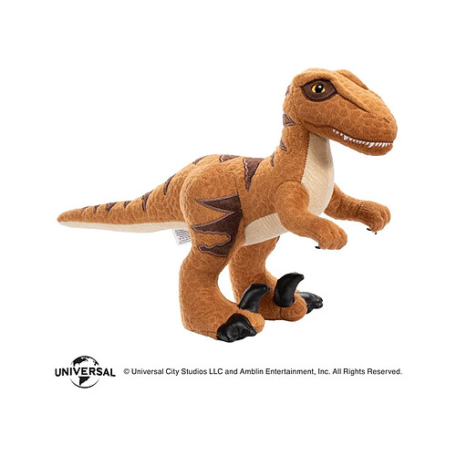 Noble Collection Jurassic Park - Peluche Velociraptor 25 cm