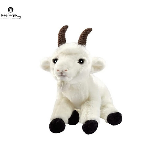 Anima Peluche Chevre blanche 26 cm