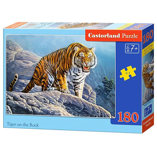 Tiger on the Rock, Puzzle 180 Teile - Castorland