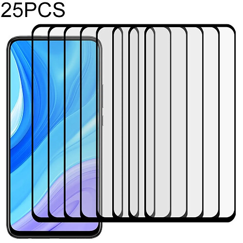 Wewoo Film de verre trempé de protection en Full Cover ScreenProtector de 25 PCS pour Huawei Enjoy 10 Plus