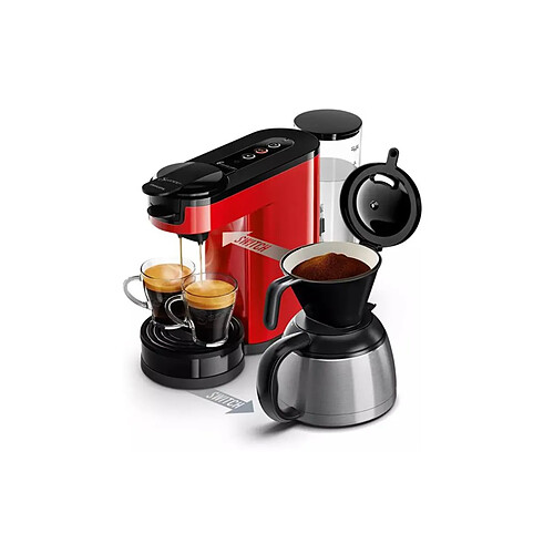 Machine à café à dosette 1 bar 1450w rouge - HD6592.85 - PHILIPS