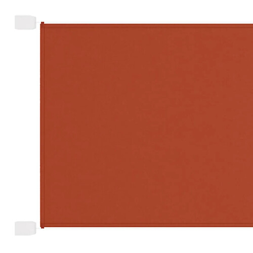 Helloshop26 Auvent vertical 100 x 360 cm tissu oxford orange 02_0007656