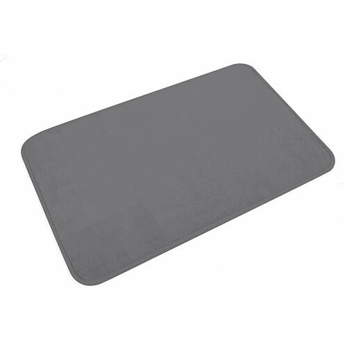 Paris Prix Tapis de Bain Microfibre Vitamine II 45x75cm Anthracite