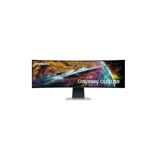 Ecran 49'' Samsung Gaming Odyssey OLED G95SC 240Hz SMART 5120x1440 0,1ms incurvé 1800R 250cd/m2 USB-C réglable haut inclinaison Pivot