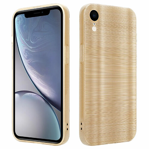 Cadorabo Coque iPhone XR Etui en Or