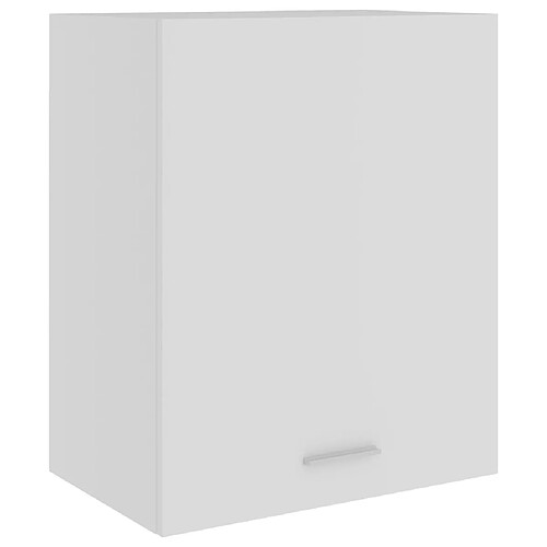 vidaXL Armoire suspendu blanc 50x31x60 cm bois d’ingénierie