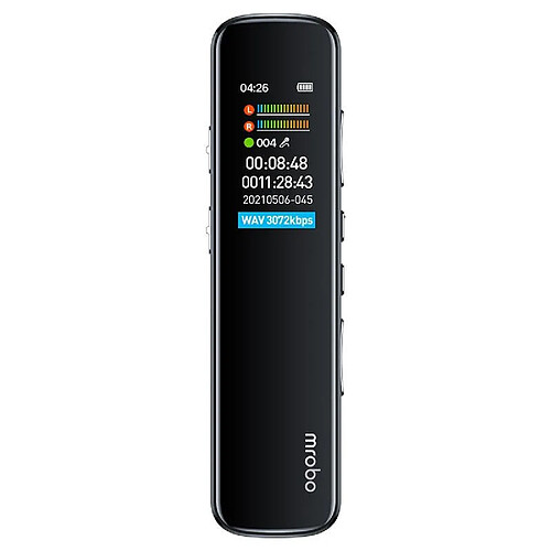 Dictaphone HD 3D Réduction Bruit 32GB Enregistrement Sécurisé Musique YONIS