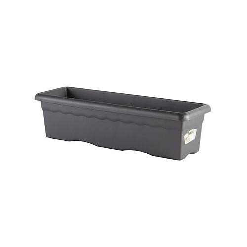 PLASTIKEN Jardiniere rectangulaire - 60 X 33 cm - Anthracite