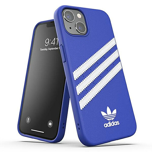 adidas or moulded coque pu iphone 13 pro / 13 6,1" niebieski/collegiate royal 47116