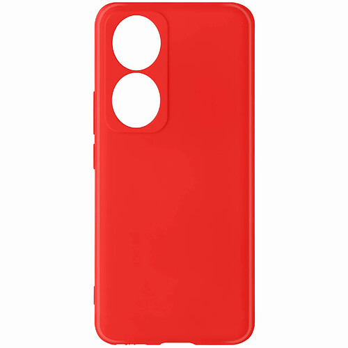 Avizar Coque pour Honor 90 Semi-rigide Soft-touch Fast Cover Rouge