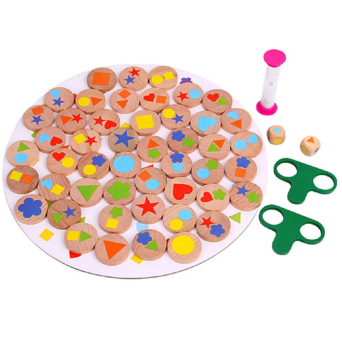 Éducatifs En Bois Jouet Parent-enfant Interactive Jeu Trouver Forme Puzzle Jouets pour Bébé Tout-petits Enfants Garçons Filles