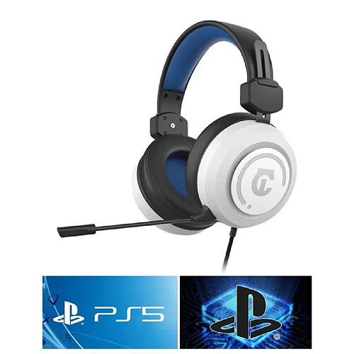 Casque Gamer Filaire E-SPORT Gaming PS5 PS4 SWITCH SWITCH Lite XBOX ONE XBOX SERIES X/S Blanc - Son de Haute Qualité