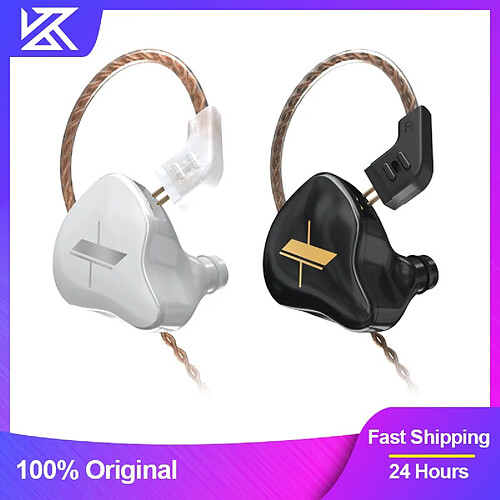 GUPBOO KZ EDX basse écouteurs intra-auriculaires HIFI musique stéréo intra-auriculaires écouteurs antibruit actifs pour téléphone portable avec Micro