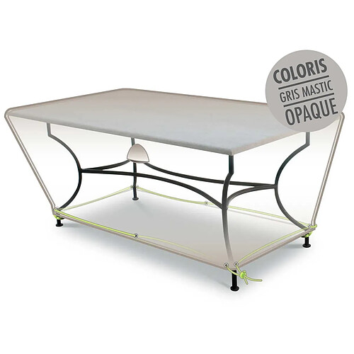 JardiLINE Housse de protection Cover Line pour table rectangulaire 6-8 personnes - 260 x 100 x 50 cm