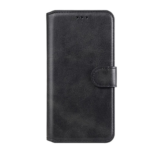 Etui en PU classiques magnétiques avec support noir pour votre Xiaomi Redmi Note 9S/9 Pro Max/9 Pro