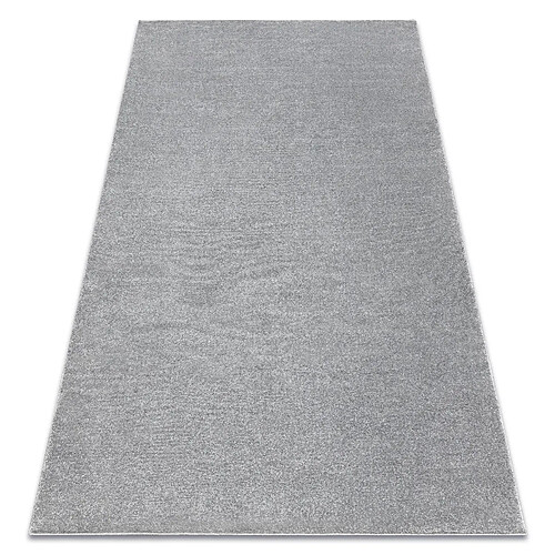 RUGSX Tapis SOFTY plaine couleur unie gris 200x290 cm