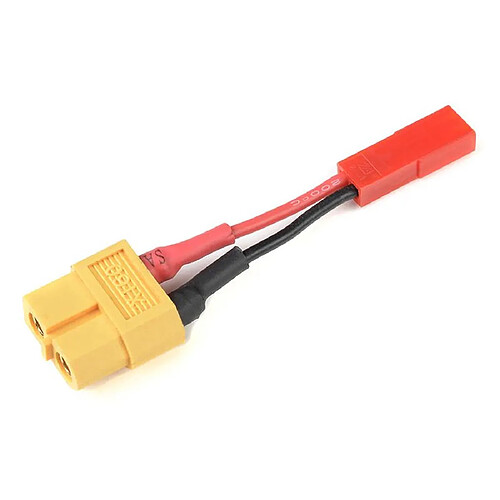 G-Force Bijoux Adaptateur 20AWG XT60 Femelle vers connecteur BEC Mâle