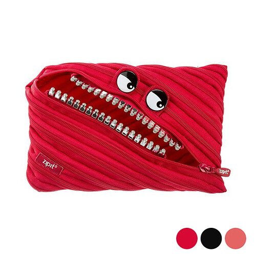 Trousse d'écolier Nikidom Grillz Monster Jumbo Pouch Clip Couleur Rose