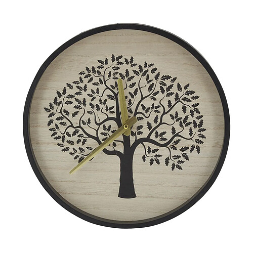 Aubry Gaspard Horloge Arbre de vie en medium et métal.