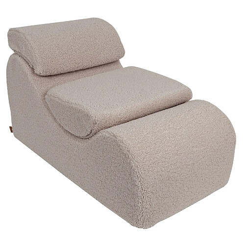 MeowBaby Chaise Longue Ondulée en Mousse pour Enfants