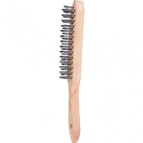 KS TOOLS Brosse métallique à 3 rangées acier 290mm Kstools