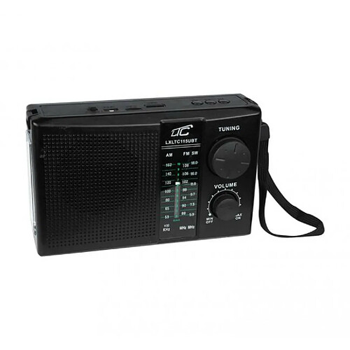 Radio mobile LTC Bluetooth avec panneau solaire