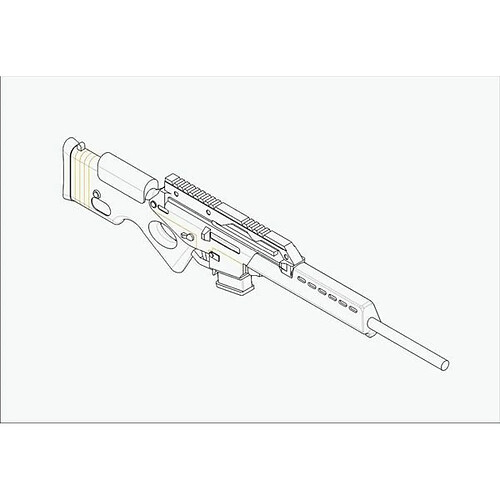 German Firearms Selection-SL8 (4 guns) - 1:35e - Trumpeter