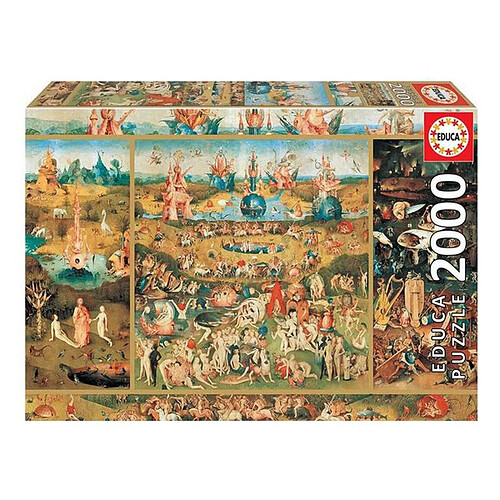 Educa Borras Puzzle Educa El Jardín de las Delicias (De tuin der lusten) (2000 pcs)