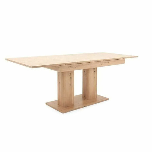 Mes Table à manger extensible 140/220x90x79,5 cm décor chêne clair