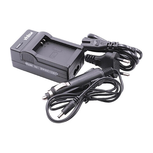 Vhbw Chargeur secteur + allume cigare + boitier de recharge pour batteries CANON NB-10L pour Powershot SX40 HS, SX40HS, SX50 HS, SX50HS, G15