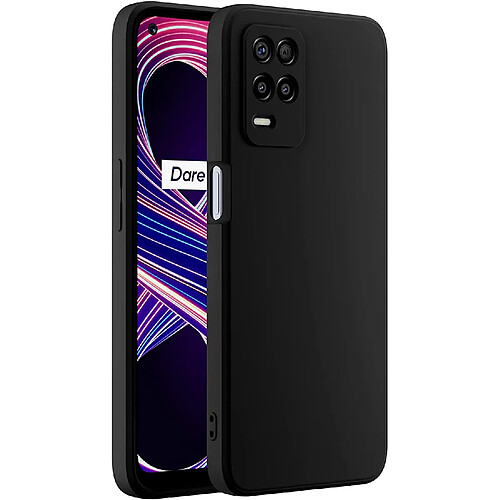 Coque de protection pour le Oppo Realme 8 5G Souple noire Gel TPU Antichoc XEPTIO