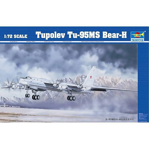 Trumpeter Maquette Avion Tupolev Tu-95ms Bear-h