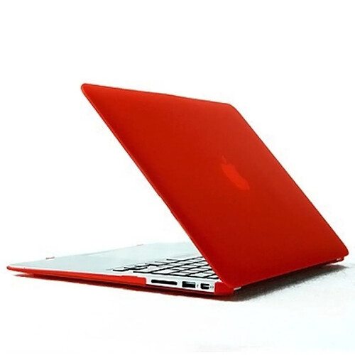 Wewoo Housse Étui rouge pour Macbook Air 11,6 pouces Crystal de protection