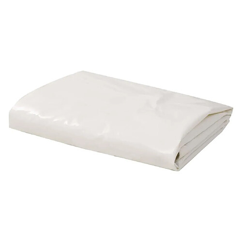 Helloshop26 Bâche polyvalente et résistante 650 g / m² 2 x 3 m blanc 02_0002264