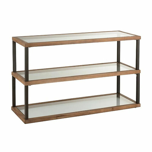 Paris Prix Console 3 Niveaux Hexagone 132cm Naturel