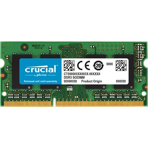 Crucial CT8G3S160BM Mémoire PC 8Go DDR3L 1600MHz CL11 Vert