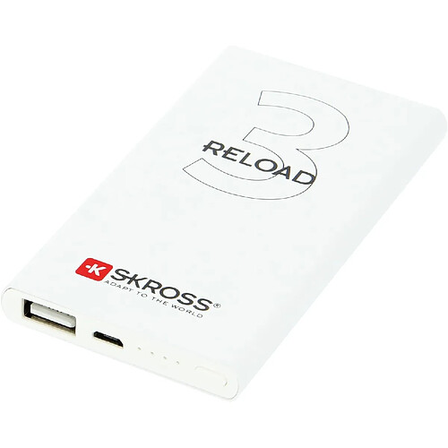 SANAG Reload 3 Batterie Externe Ultra Plate De 3500 Mah, 1 Port Usb Avec Temps De Charge Rapide.