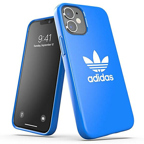 adidas or snap coque trefoil iphone 12 mini niebieski/blue 42288