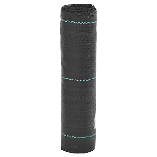 vidaXL Membrane anti-mauvaises herbes noir 0,5x100 m PP