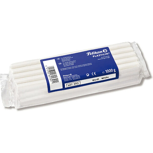 Pelikan Pâte à modeler de qualité Plastilin, blanc ()