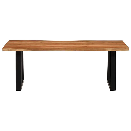 ComfortXL Table Basse 110x55x40 Cm Bois Massif D'acacia