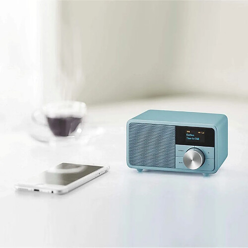 Sangean Radio portable FM / DAB+ Bluetooth avec écran bleu