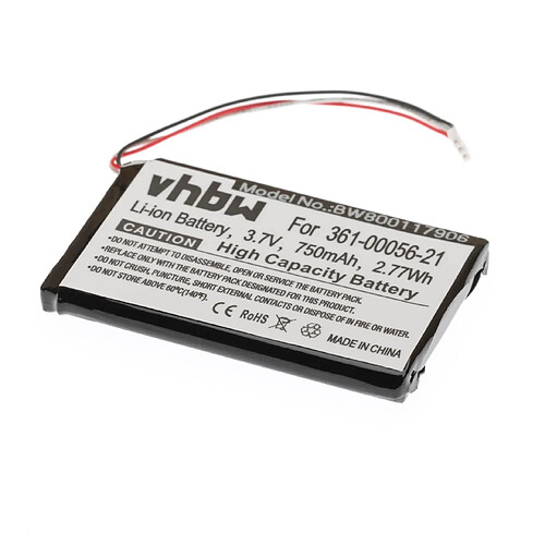 vhbw Li-Ion batterie 750mAh (3.7V) pour système de navigation GPS Garmin DriveLux 010-01531-00, 50 LMTHD