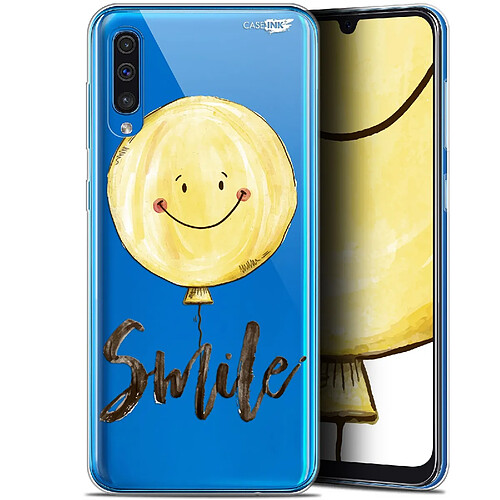 Caseink Coque arrière Samsung Galaxy A50 (6.4 ) Gel HD [ Nouvelle Collection - Souple - Antichoc - Imprimé en France] Smile Baloon