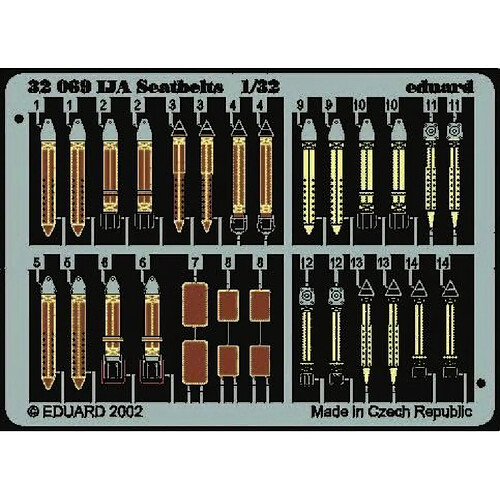 Seatbelts IJA - 1:32e - Eduard Accessories