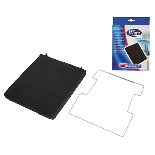 FILTRE CHARBON + SUPPORT POUR HOTTE WHIRLPOOL - 480181700586